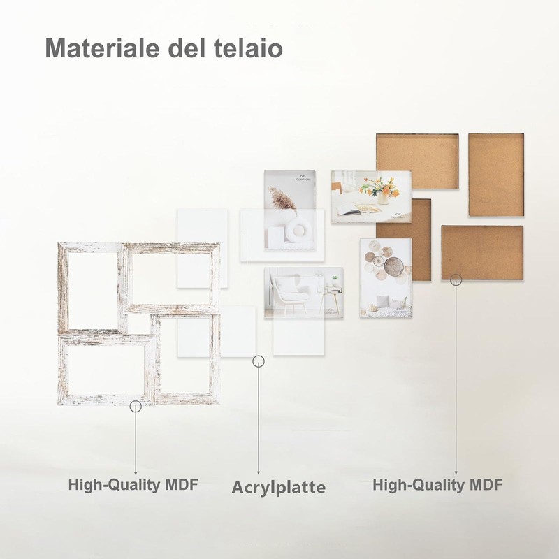 Tutee Photo Frame Collage Photo Frame for Multiple Photos Multiple