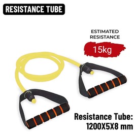 ab. Heavy Resistance Band for Workout Set Exercise & Stretching Pull Up Bands for Home Exercise Bands for Gym Men & Women, Loop Bands Toning Bands Resistance Band for Men, 1200x5x8 cm - Yellow