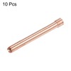 sourcing map 10pcs TIG Collet 3.2x50mm Stubby Collet Tungsten Electrode