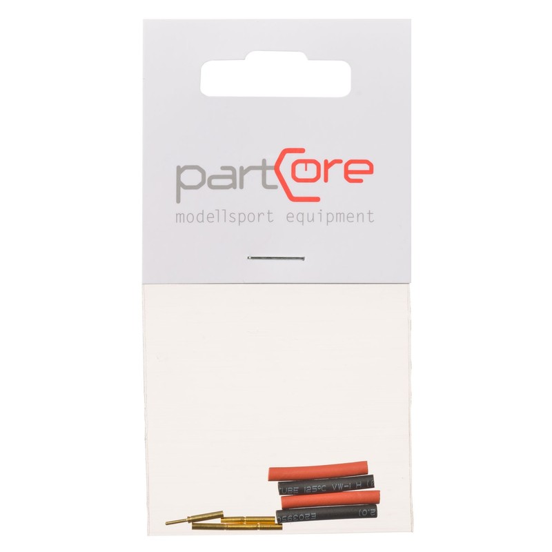 partCore Gold Contact Connector Plug Female 0.8 mm 2 Pairs