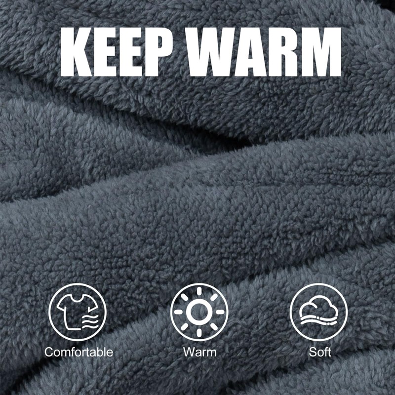 Sicalobo Men's High Visibility Work Jacket, Reflective Waterproof Cashmere Lining