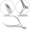 YINYIN Cuticle Trimmer with Cuticle Pusher and Cutter, Professional Stainless