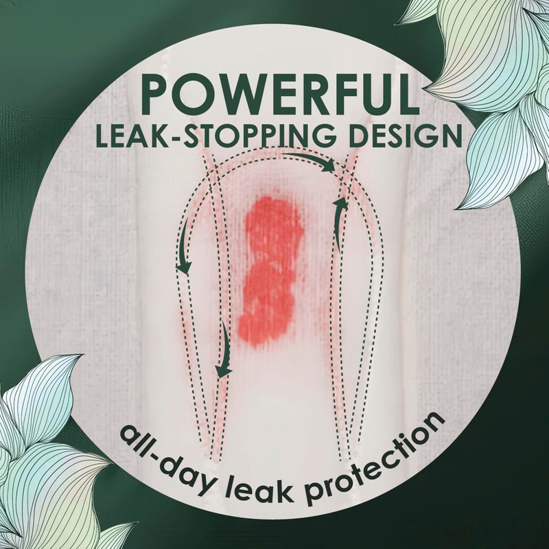 L. Ultra Thin Pads for Women, Super Absorbency, Organic Cotton