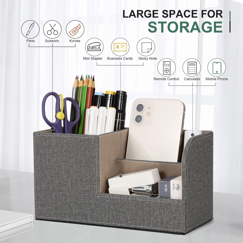 Gorese office desk organiser, pen holder