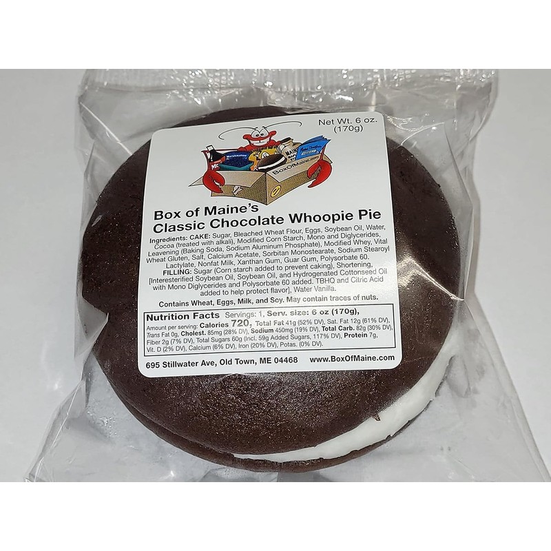 Box of Maine Made Classic Whoopie Pies - 12 Count,