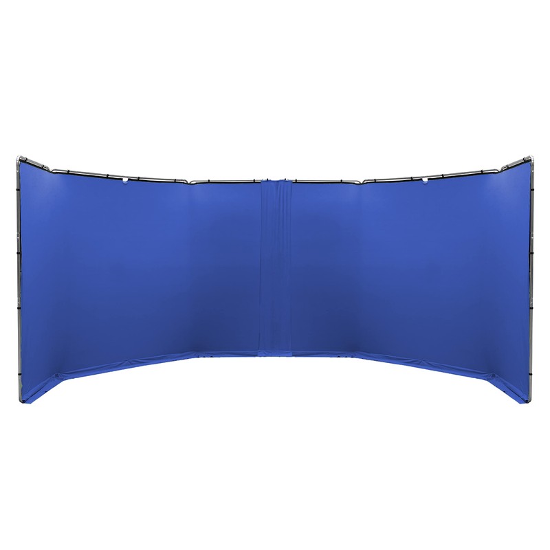 Panoramic Background Connection Kit 2.3m Chroma Key Blue