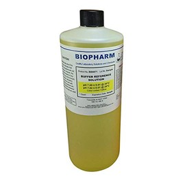 pH Buffer Calibration Solution, pH 7.00 — 1 Quart (950 mL) — NIST Traceable Reference Standards for All pH Meters — Color Coded Yellow