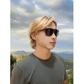 MIYUI JAPAN Swimming Polarized Sports Sunglasses for Men Women Fishing Boating Kayaking Paddle Surfing UV Protection, floatvesta11bk-bk