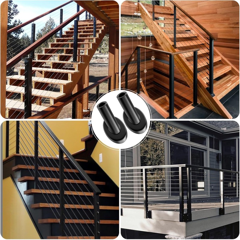 [Patent] CKE 20 PCS Black 45 Degree Angle Cable Railing