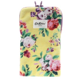 Blooming Cath Kidston 001363-0002-01 Caskidson Zippered Towel Plastic Bottle Case, ICON FLORAL (Yellow), Women's Towel, Hand Towel, Approx. 5.1 inches (13 cm)
