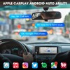 Single Din CarPlay Stereo Receiver: 6.5 Inch Android Auto Touchscreen