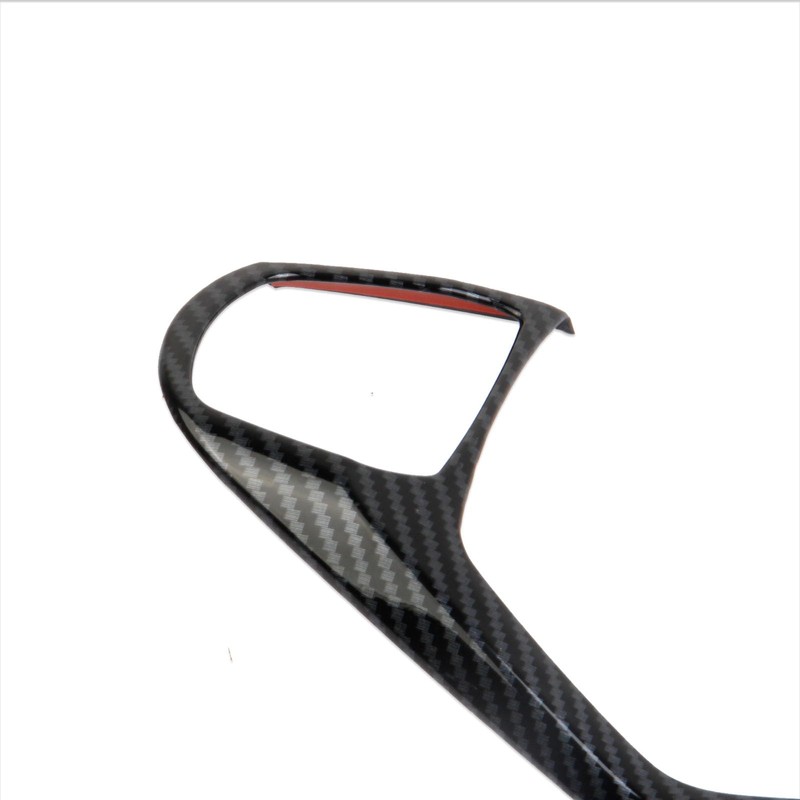 Korlot Carbon Fiber Style Interior Steering Wheel Cover Trim Accessories