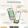 BAMBOOK Floral Notebook - A5 - Lined, Reusable Notebook, Notepad,