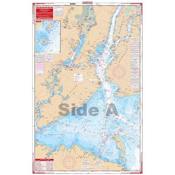 Waterproof Charts, Standard Navigation, 62 New York Harbor