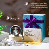 Movdyka Crystal Ball 6cm Praying Cross 3D Engraved Figurines with