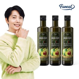 Purnit 퍼니트 엑스트라버진 HASS 아보카도 오일 250ml x 3병 Furnit Extra Virgin HASS Avocado Oil 250ml x 3 bottles