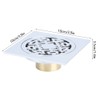 Stainless Steel Chrome Plated Floor Drain Anti Odor Insect Resistant