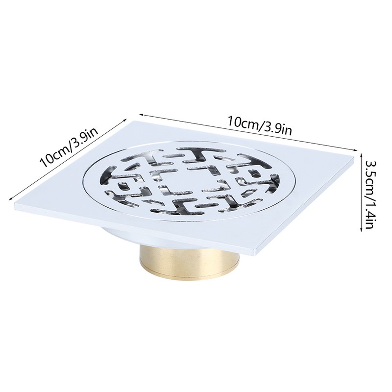 Stainless Steel Chrome Plated Floor Drain Anti Odor Insect Resistant