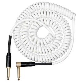 Cascha Advanced Line Guitar Cable Curly, White, 6 m