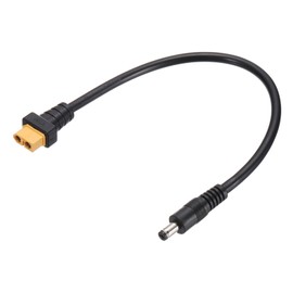 MECCANIXITY XT60 Adapter Cable, XT60 Female to DC5521 Male 5.5 x 2.1mm Connector Cable for Portable Power Station, Solar Panel, Solar Power Generator