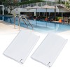 Hapivida 2pcs Swimming Pool Skimmer Lid 19.5x14cm Plastic Skimmer Cover