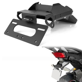 Xitomer Fender Eliminator Compatible with Multistrada V4 S 2021 2022 2023 2024 Multistrada V4 Tail Tidy Motorcycle License Plate Holder Compatible with Stock & Aftermarket Turn Signal