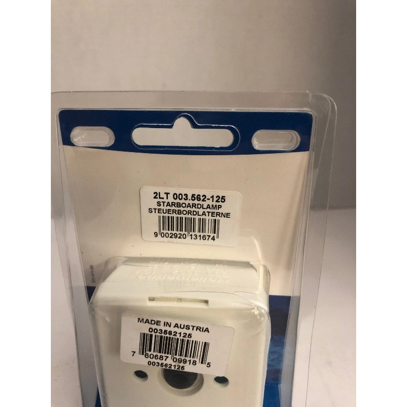 HELLA MARINE 003562125 Starboard Navigation Lamp- Incandescent - 1nm -