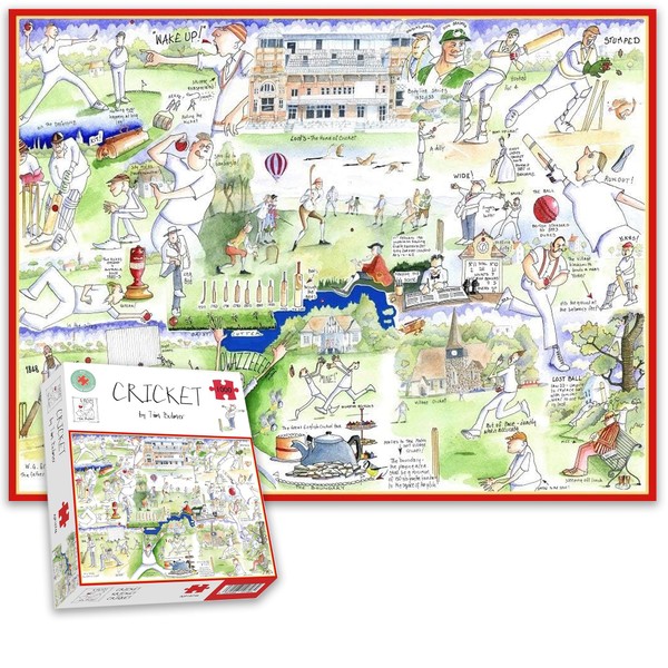 1000 Piece Jigsaw Puzzle - Cricket By Tim Bulmer -