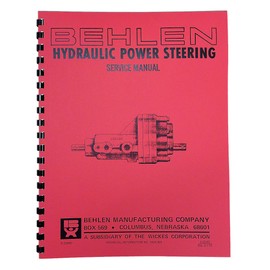 Behlen Power Steering (Service & parts manual) Fits International Tractor