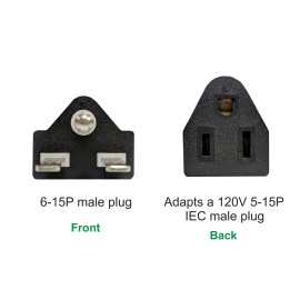 Bloomgrow 110V / 120V to 220V / 240V Plug Adapter Electrical Converter for US (1 PC)
