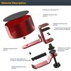 Desk Cup Holder Clamp with Headphone Hanger 2 in 1，Metal
