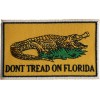 Ivamis Don't tread on Florida Flag Patch- 4x2.3 inch -