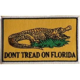 Ivamis Don't tread on Florida Flag Patch- 4x2.3 inch - P7096