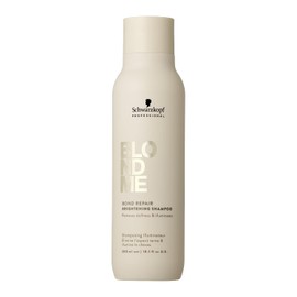 Schwarzkopf Professional BLONDME Bond Repair Brightening Shampoo Hair Shampoo Removing Environmental Pollutants Almond Oil White Tea Hydrating Strengthening And Deeply Nourishing 300 ml