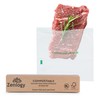 Zenlogy Compostable Gallon Size Food Storage Bags (25 Eco Zip)