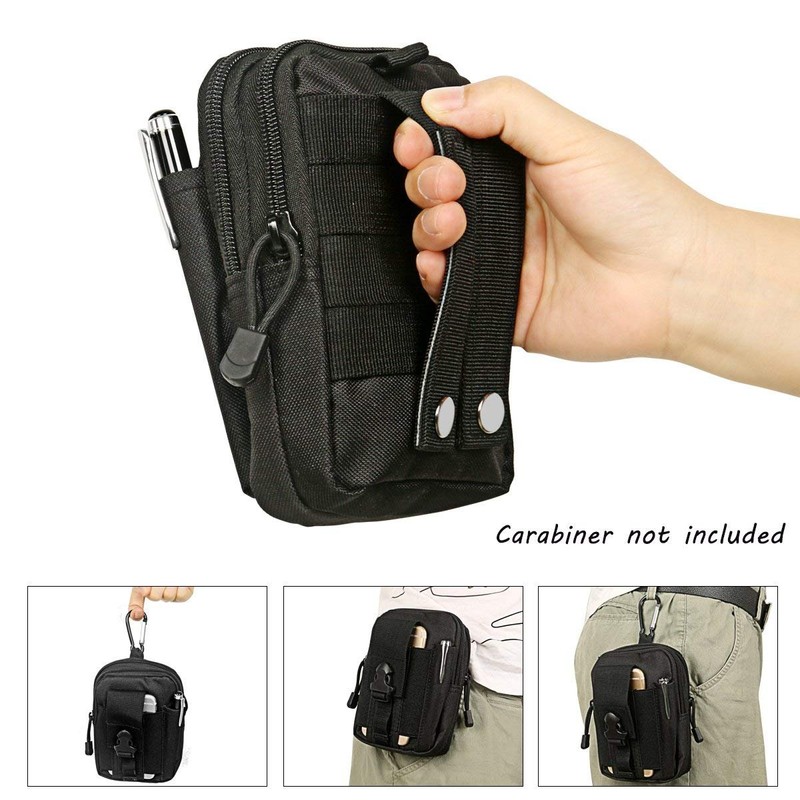 HipierFx Tactical Molle Pouch EDC Men Belt Waist Bag Compact