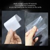 Card Protector Sleeves 3.5 x 2.3 Inch Clear Plastic Card