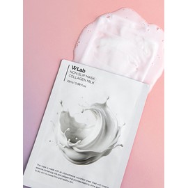 W Lab [5 sheets] W Lab Non-Slip Mask Collagen Milk / [5매입] 더블유랩 논슬립 마스크 콜라겐 우유