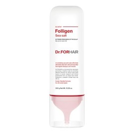 Dr.FORHAIR Folligen Sea Salt Scaler | Korean Hair Care | Scalp Exfoliator & Scalp Scrub | Eliminates Sebum, Impurities, Odor | Nourish and Freshen, 10.58 fl oz