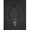 Jovivi Cross Chain Men's Necklace with Stainless Steel Cross Pendant