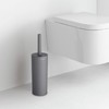 Rayen Toilet Brush with Lid Grey 37 x 9.2 cm