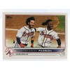 Albies and Swanson Baseball Card 2022 Topps Baseball Series Two