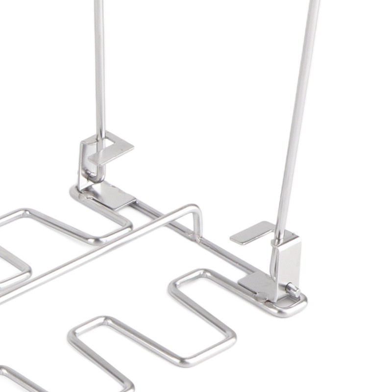 Chicken Leg Grill Rack with Drip Pan Stainless Steel Roaster