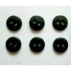 Unbranded 6/pcs Buttons Small Size Diameter = 3/8" (10mm) Black