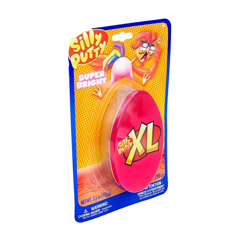 Crayola XL Silly Putty Super Bright, Neon Colors, Fidget Toys,