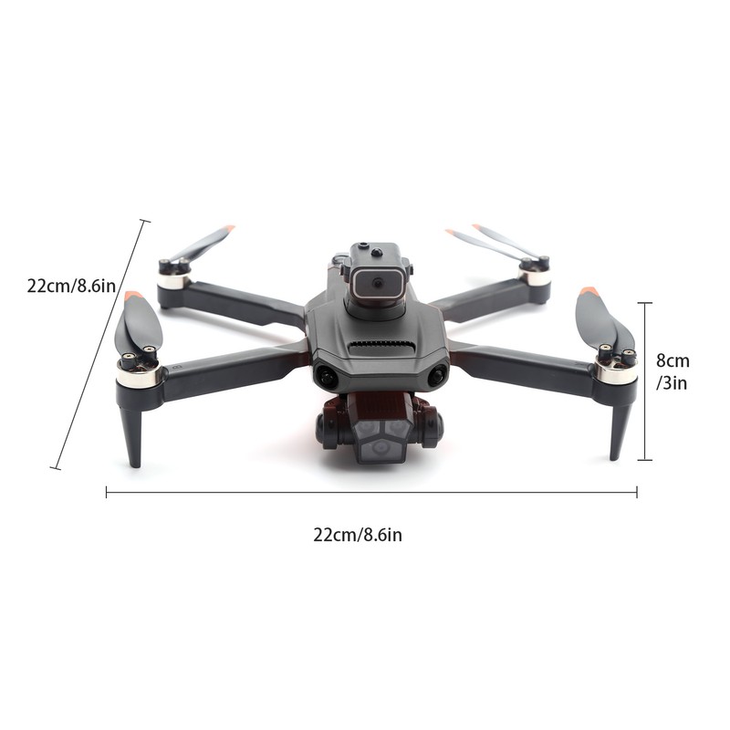 Remote Control Drone with Camera 4K Dual Camera Obstacle Avoidance