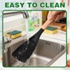 2 Pcs Cooking Spoon for Nonstick Cookwares, Cedar and Ash