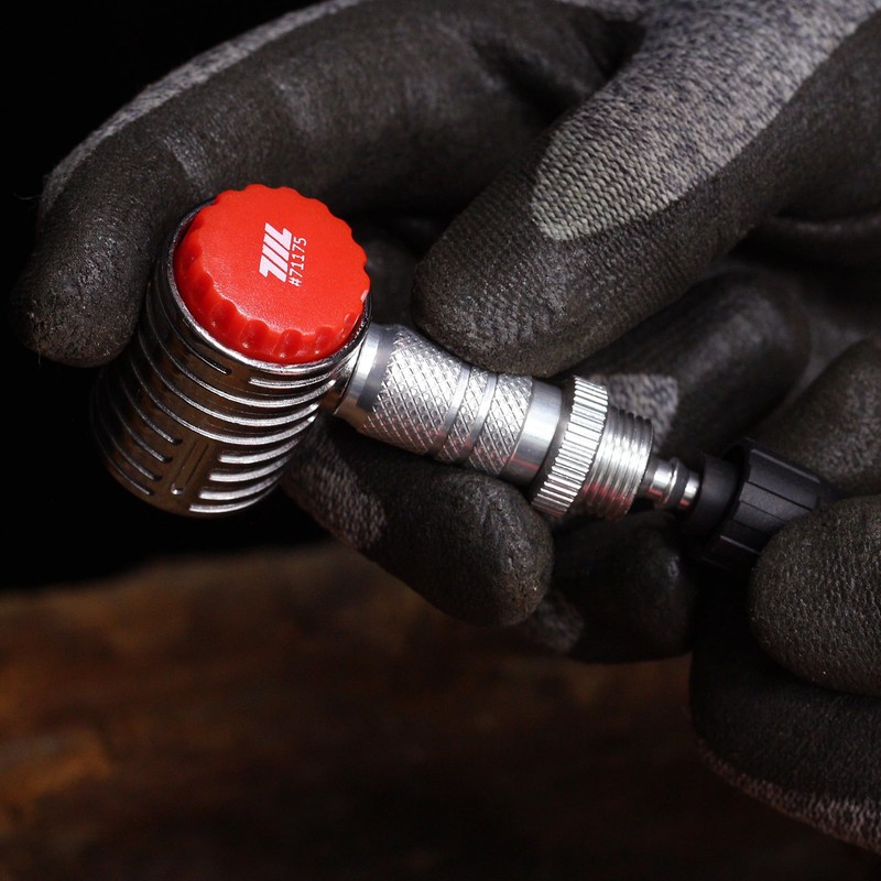 711L Presta Air Chuck - Precision Gauge Inflator Attachment for