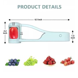 Grape Cutter, Fruit Cutter, Grape Slicer for Baby, Fruit Slicer Cup for Cherry Tomato Strawberry Olive Multifunctional Grape Quarter Cutters Tool, Small Kitchen Accessories Cut Gadget