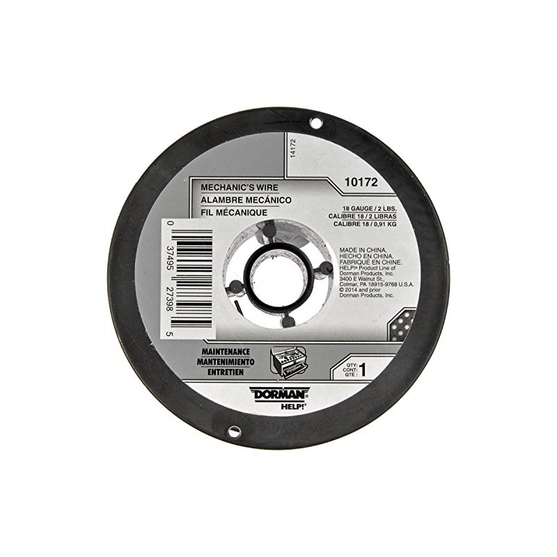 Dorman 10172 Mechanics Wire 18 Gauge 2 Pound Spool Universal